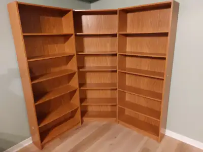 Bookcases 6' Tall - $30 each, View more
