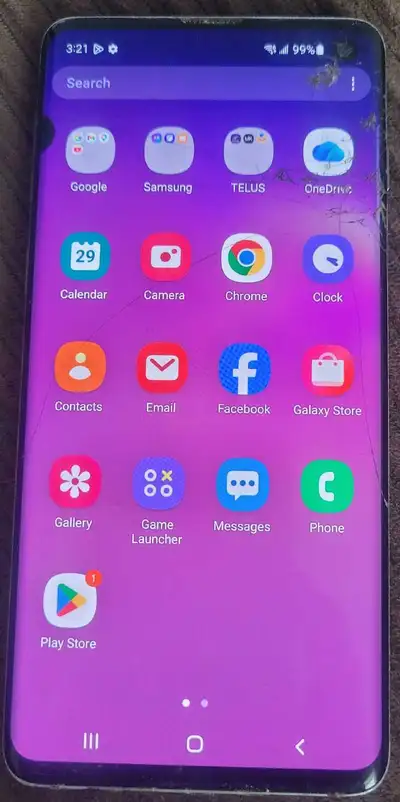 Samsung S10, 128gb,crack/spot, working , $70 final price , View more