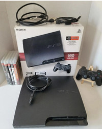 Sony Slim PS3 Playstation 3          (model CECH-3001A  160GB ) 
