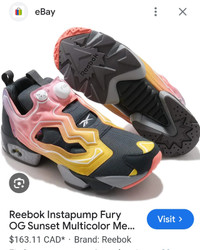 Reebok Instapump fury shoes- Brand new