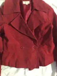 Women’s leather blazer, jacket, coat beautiful colour/style 