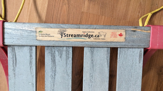 Wood Streamridge Sled in Strollers, Carriers & Car Seats in Edmonton - Image 2