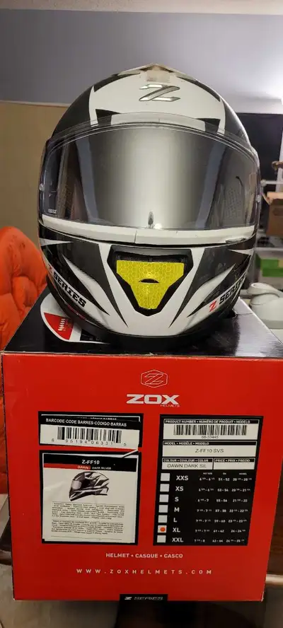 $40 firm. All offers will be ignored. Used Zox helmet in fair shape. See photos for details / sizing...