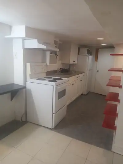 Clean and bright one bedroom basement apartment available for $1400/month including utilities and in...