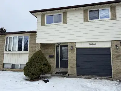 4 bedroom 1 and 1.5 bathroom 4 car parking nearby torbram and queen st Brampton mor info call 647-32...