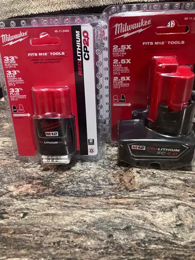 Milwaukee M12 Batteries , View more