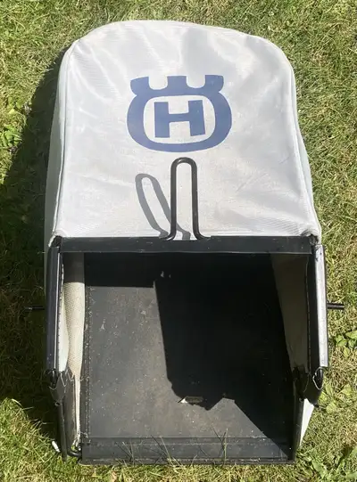 Husqvarna Lawnmower Grass Catcher Bag Rear Bagger Logo, View more