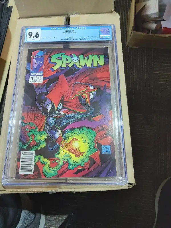 Spawn #1 CGC 9.6 NewsStand in Comics & Graphic Novels in City of Toronto - Image 2