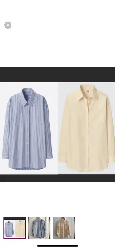 Uniqlo shirt set （x2）, View more