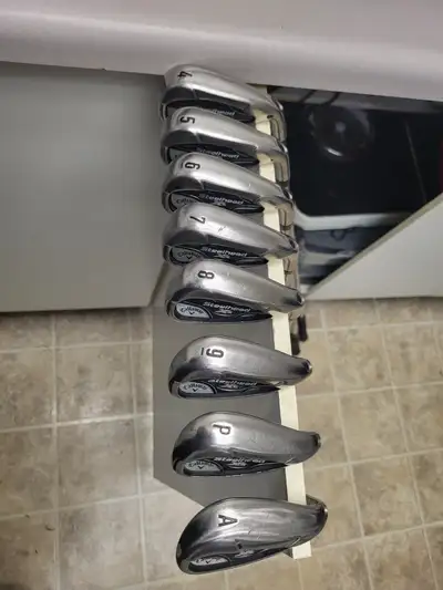 Solid Callaway Steelhead XR irons, View more