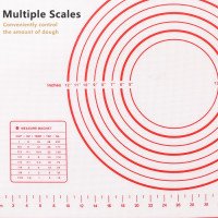 Brand New - 40x50CM White/Red Silicone Baking Mat for sale