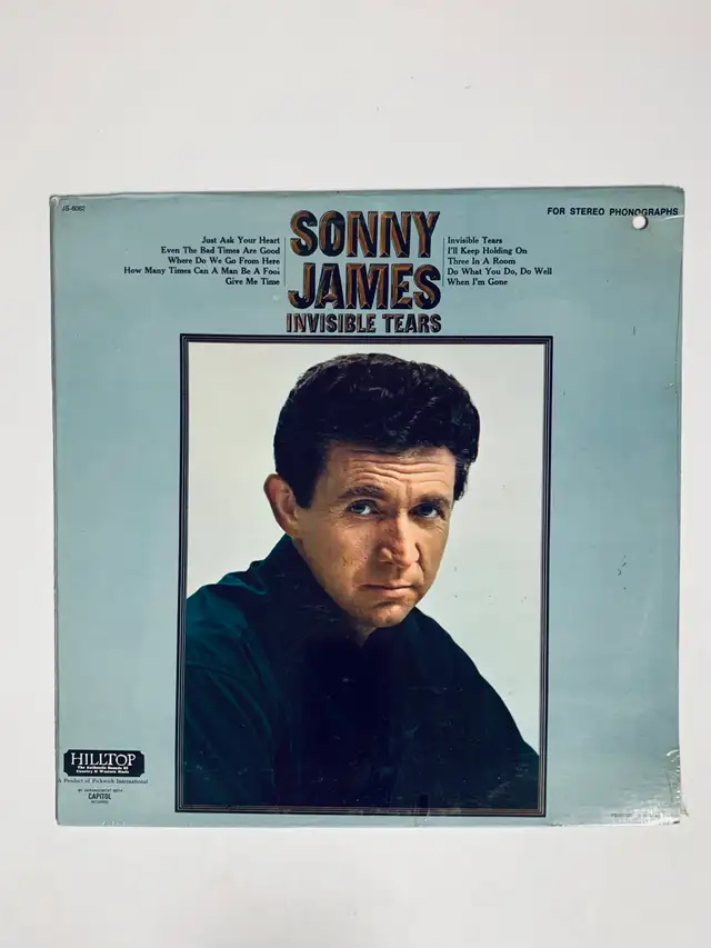 Sonny James - Invisible Tears (Vinyl LP / Sealed) in CDs, DVDs & Blu-ray in Mississauga / Peel Region - Image 2