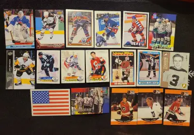 NHL Hockey Card Lot - Gordie Howe, Belfour, Vanek RC, View more