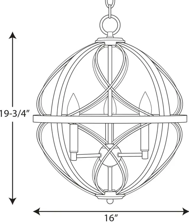 Progress Lighting Antique Bronze 3-Light Pendant in Indoor Lighting & Fans in Oshawa / Durham Region - Image 9