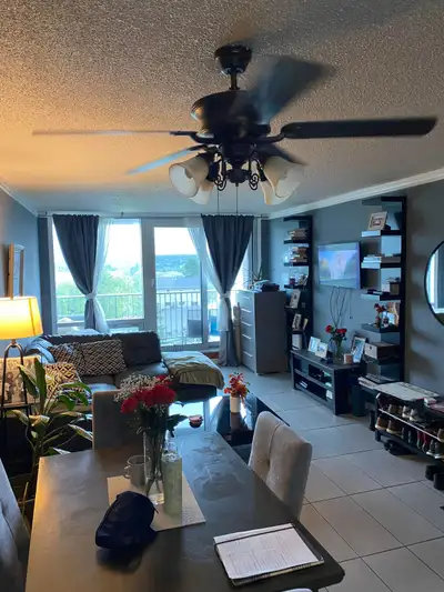 1 bed 1 bath - North End; furnished; utilities; parking included