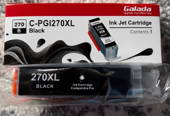 CANON COMPATIBLE INKJET CARTRIDGES-PGI 270 XL -BLACK x2 in Printers, Scanners & Fax in Vancouver