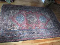 Antique Hand Knotted Persian Carpet Rug c. 1880-1900