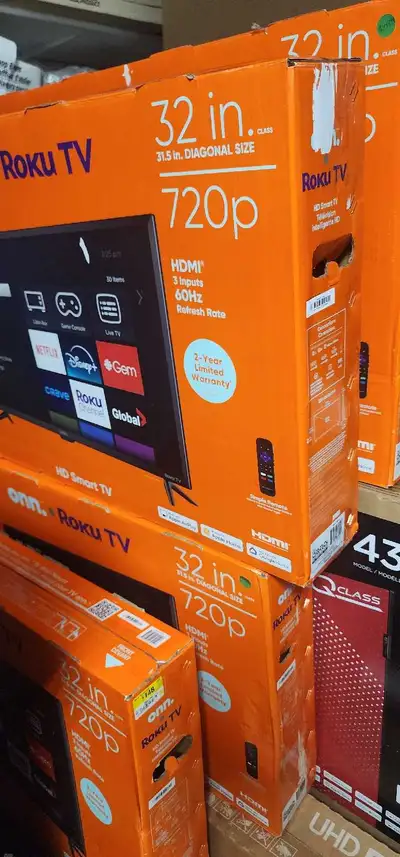ON SALE NEW ROKU SMART TV 32 INCH 720p - $100 to $110 -, View more