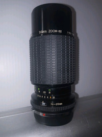 Sigma Olympus OM Lens 70-210mm F/ 4.5 Multi Coated 