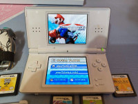 White Nintendo DS Lite (with games and guitar hero)