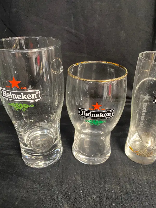5 Heineken Beer Glasses64192110822529121