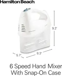 Hamilton Beach 6-speed hand mixer (with whisk attachment)