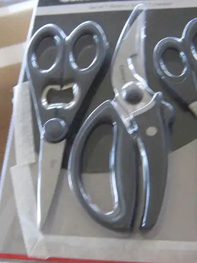 Set de 3 ciseaux en stainless pour cuisiner de marque Cuisinart, View more