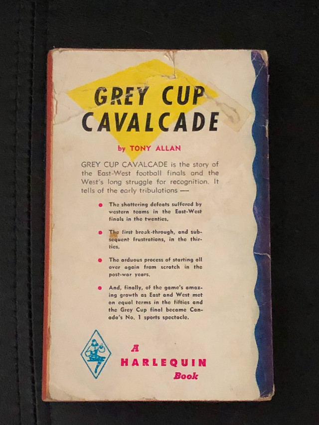 RARE Grey Cup Cavalcade 1959 CFL football vintage paperback  in Arts & Collectibles in City of Toronto - Image 2