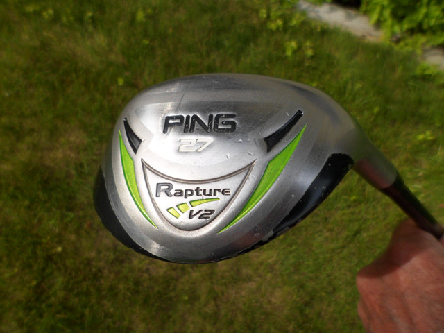 LADIES PING RAPTURE 27 DEGREE HYBRID GOLF CLUB in Golf in Lethbridge