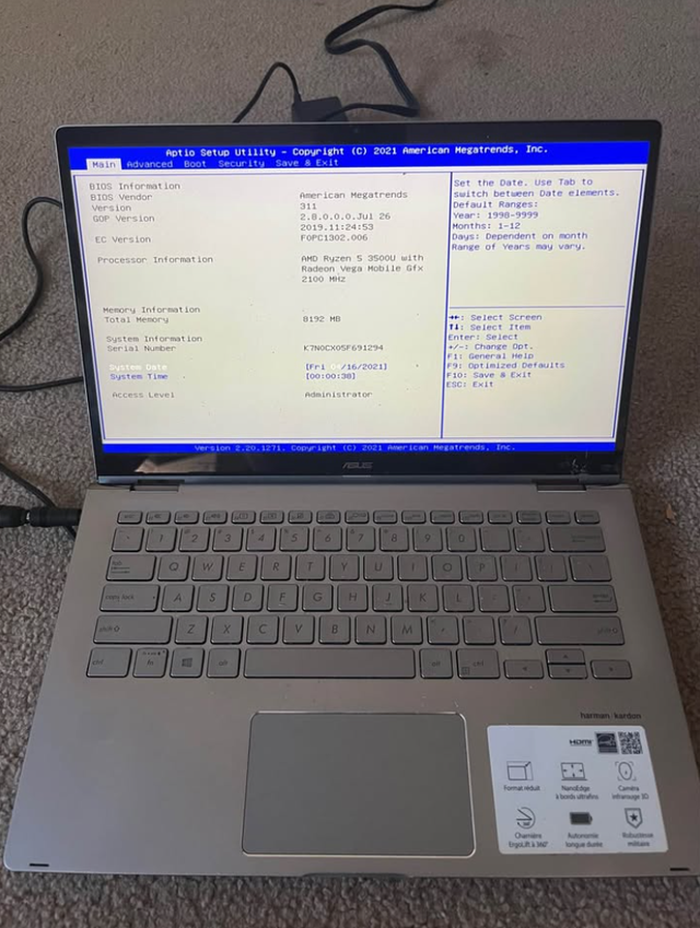 Ryzen 5 - ASUS UM462