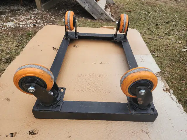 Heavy-Duty Angle iron Roller Cart Beach Craftsman Gray Mastercra in Tool Storage & Benches in Windsor Region - Image 4