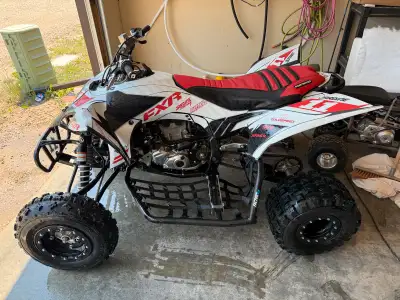 LOW HOURS. 55 hours since new. Oil changed every 3-4 hrs. One rider. Owned since new. Votex tuner Gy...