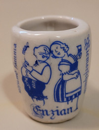 Vintage Rare German Enzian Shot Cup Riemerschmid Famma