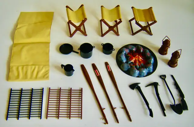 Vintage Mattel Big Jim Outdoor Camping & Cooking Gear- 1973 in Arts & Collectibles in City of Toronto - Image 10