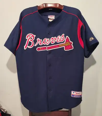 MAJESTIC WILSON BETEMIT ATLANTA BRAVES BATTING PRACTICE JERSEY, View more