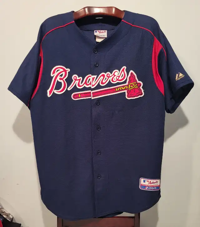 MAJESTIC WILSON BETEMIT ATLANTA BRAVES BATTING PRACTICE JERSEY in Baseball & Softball in City of Toronto - Image 2