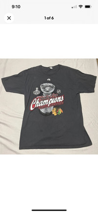Chicago Blackhawks 2010 Stanley Cup shirt NHL Hockey  tshirt
