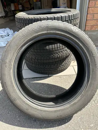 Selling a set of four Kumho Winter tires that are ready to tackle the snowy Canadian roads with reli...