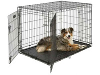 MidWest iCrate Large 42" Double-Door Folding Dog Crate, 42"