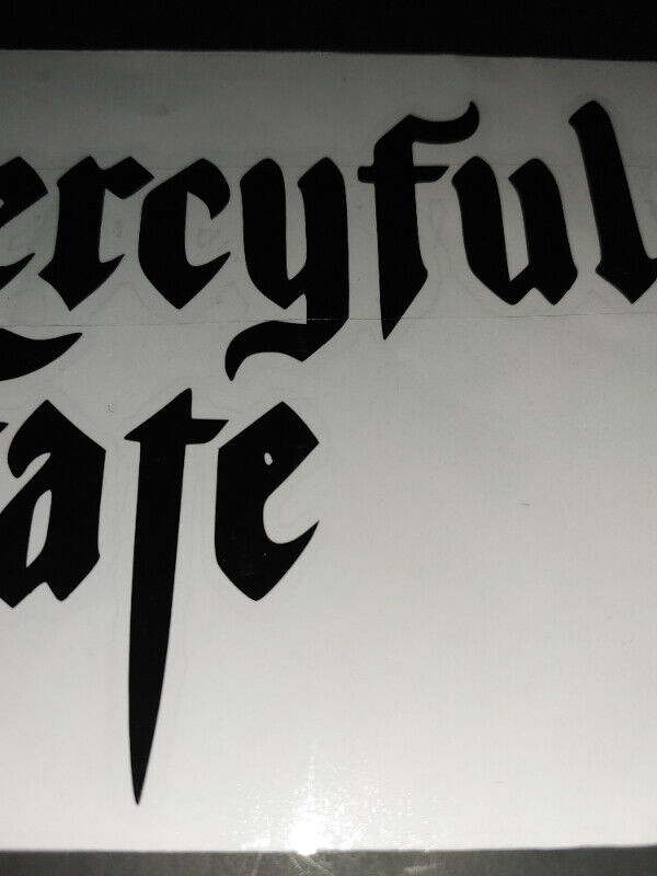 LARGE MERCYFUL FATE LOGO STICKER in Arts & Collectibles in Edmonton - Image 4