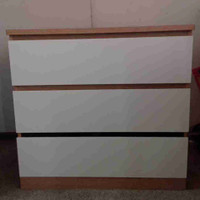 MALM 3-drawer chest 