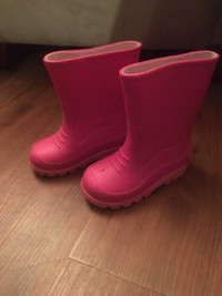 Toddler rubber boots size 8
