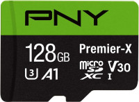 PNY 128GB Elite-X Class 10 U3 V30 microSDXC Flash Memory Card -