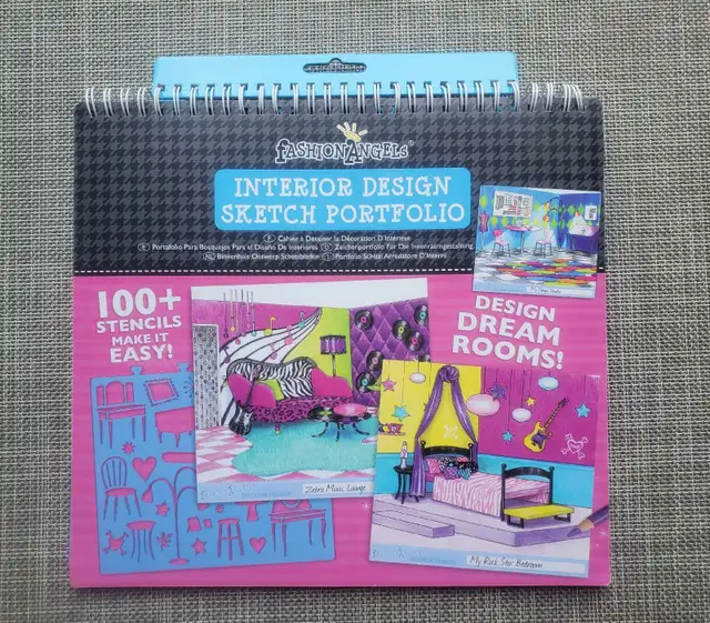 New Interior Design Sketch Portfolio by Fashion Angels