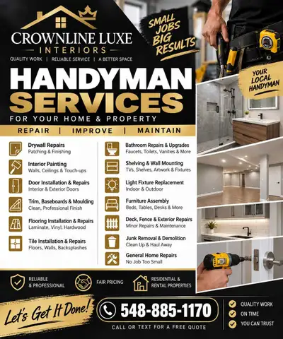 Handy man services, View more