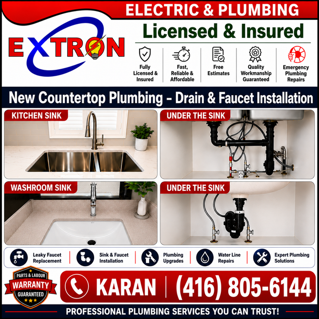 Licensed Plumber ✔️ Brampton ✔️ Mississauga ✔️ GTA ☎️ KARAN in Plumbing in Mississauga / Peel Region - Image 10