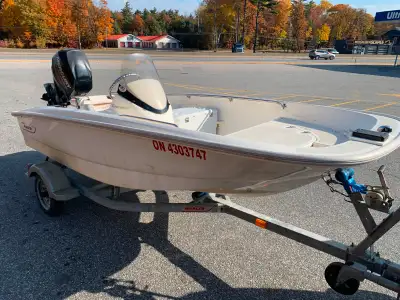 Great boat 40HP four stroke Comes with original trailer and snap on cover