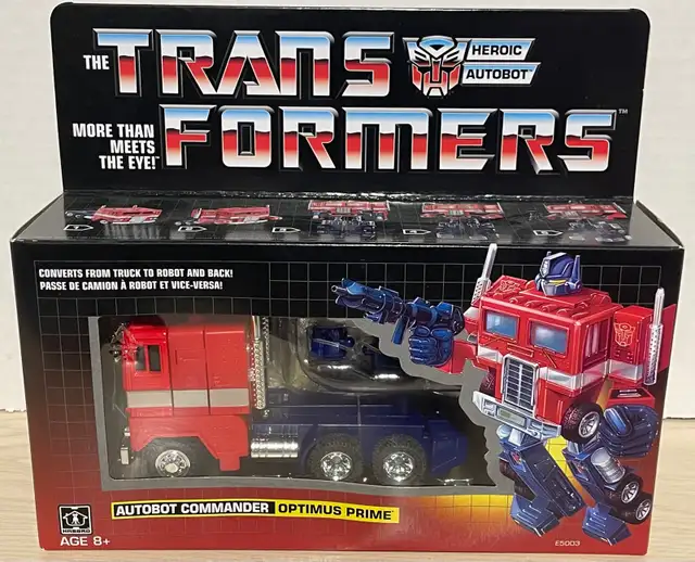 Transformers G1 reissue figures 