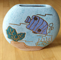 Ceramica Aljesa Southwestern Art Pottery Under The Sea Vase