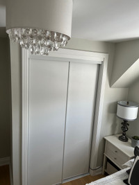 Closet sliding doors 80x60/ $300 installed!